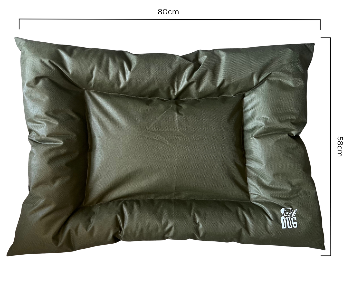 Green Dog Cushion