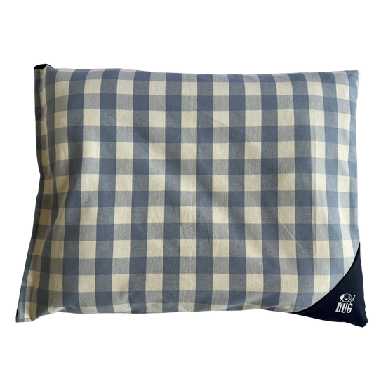 Blue Buffalo Check Cushion Cover for Dog Cushion