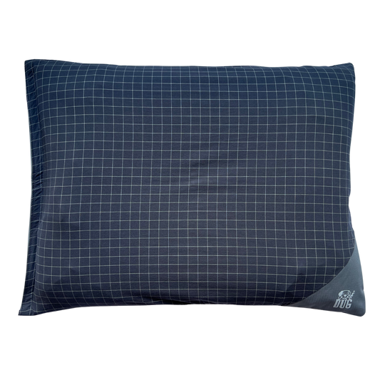 Grey Check Cushion Cover for Dog Cushion